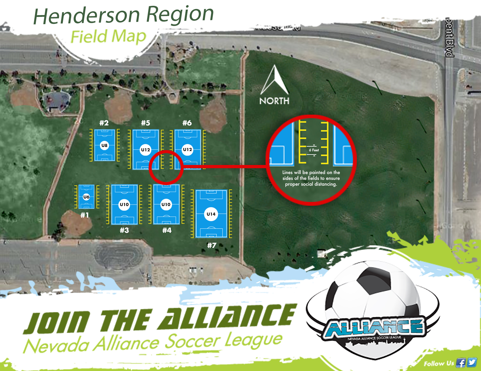 Nevada Alliance Soccer League Field Maps Las Vegas Youth Soccer