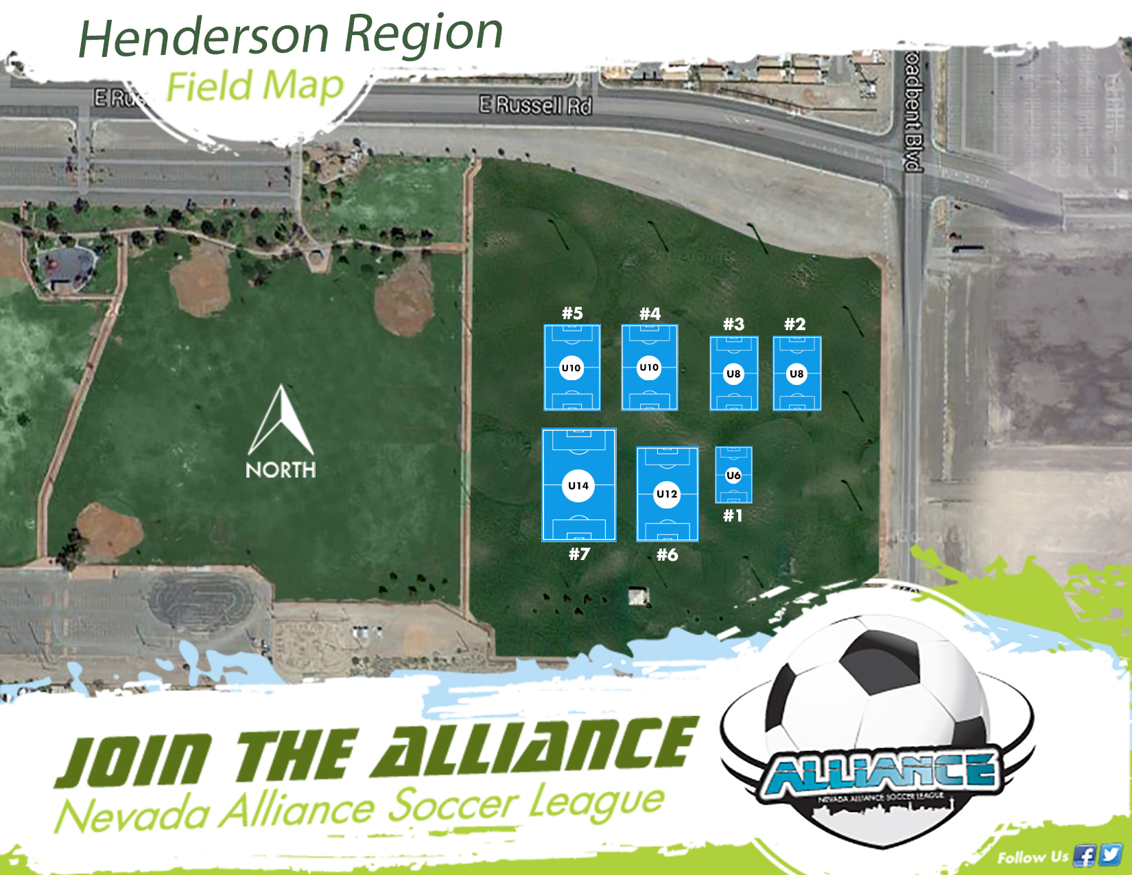 Nevada Alliance Soccer League Field Maps Las Vegas Youth Soccer Alliance Youth Soccer